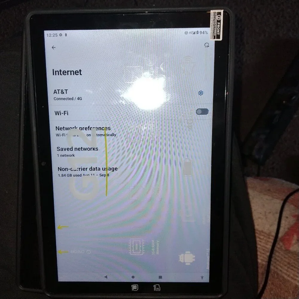 VERY LIGHTLY USED. 10 ILCH UNLOCKED 4G TABLET. HALF PRICE. I BLOCK TIME WASTERS.